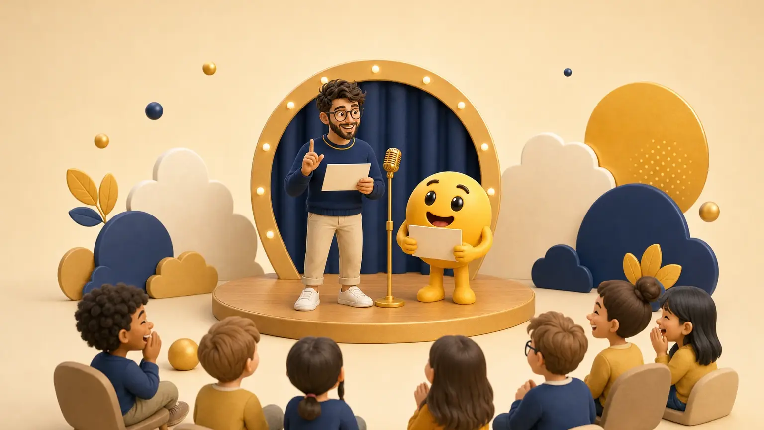 Illustration originale pour l’article « Blagues pour enfants de 10 ans : 50 idées sans gros mots »