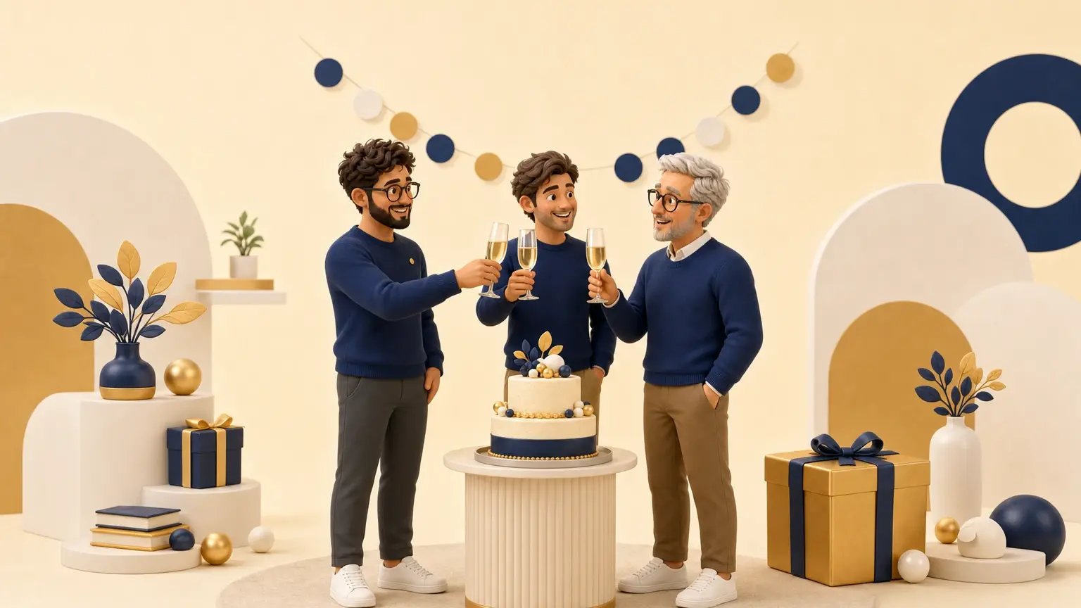 Illustration originale pour l’article « Blagues pour un anniversaire de 30 ans : 40 messages pleins d’humour »