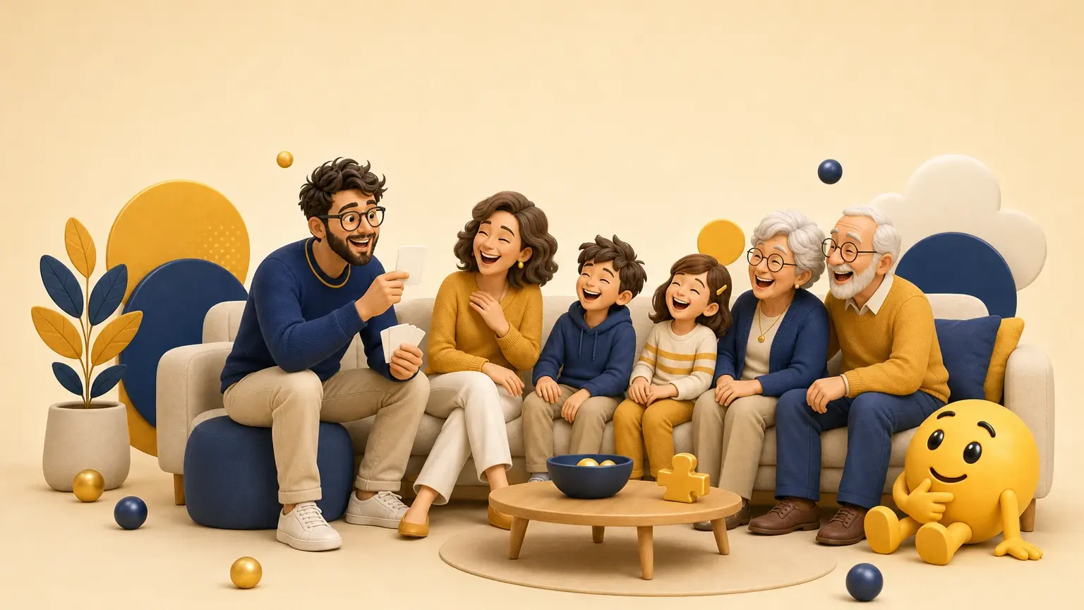 Illustration originale pour l’article « Blagues propres : un choix simple pour rire en famille »