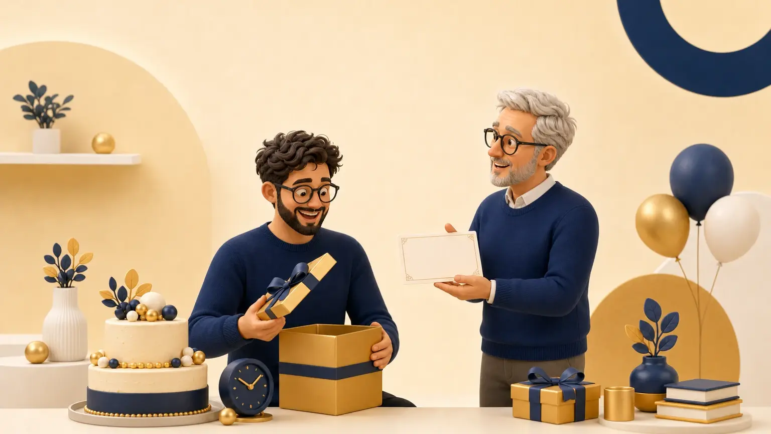 Illustration originale pour l’article « Message d’anniversaire drôle pour un homme : 50 textes à personnaliser »