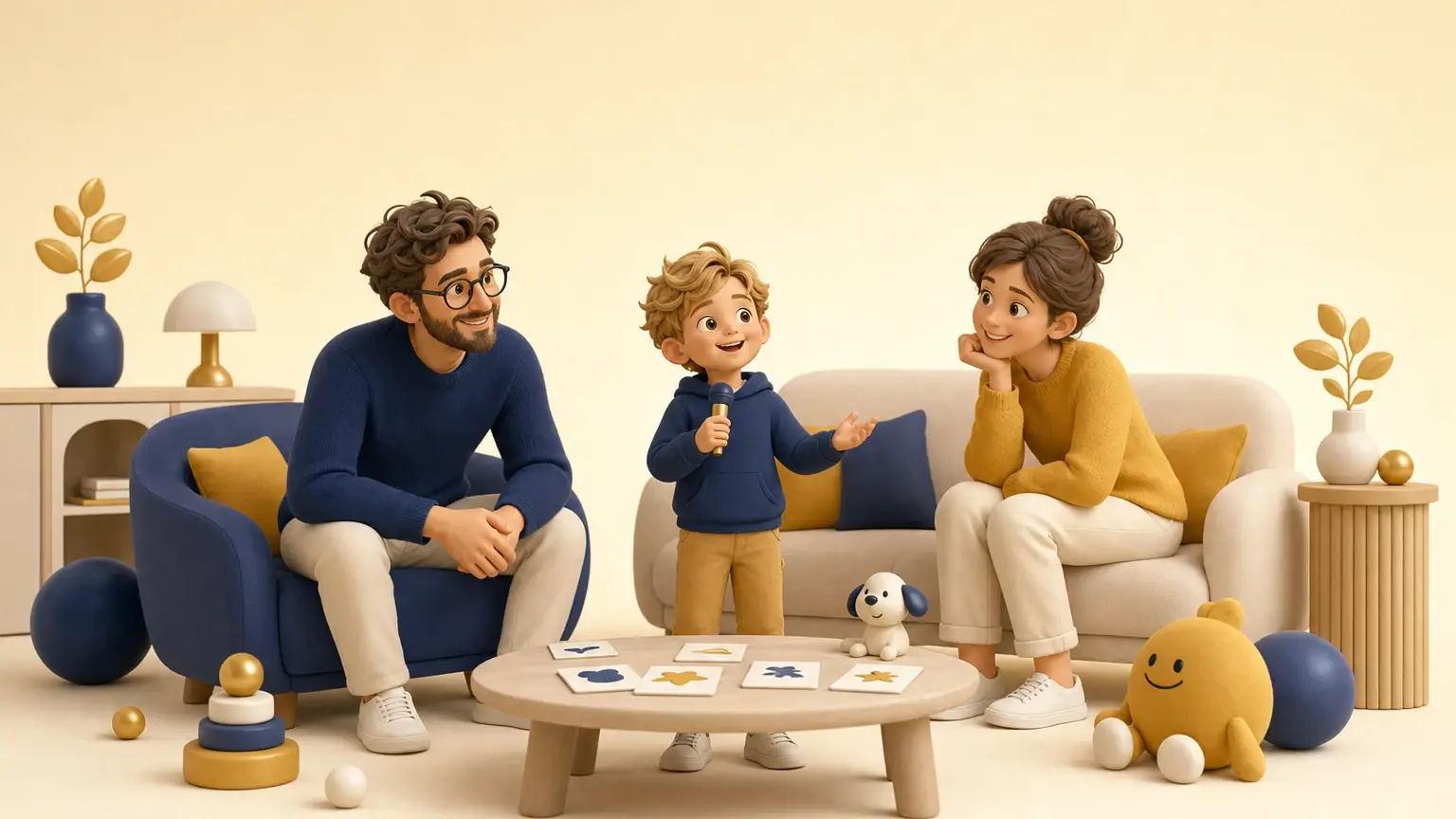 Comment aider un enfant à raconter sa première blague