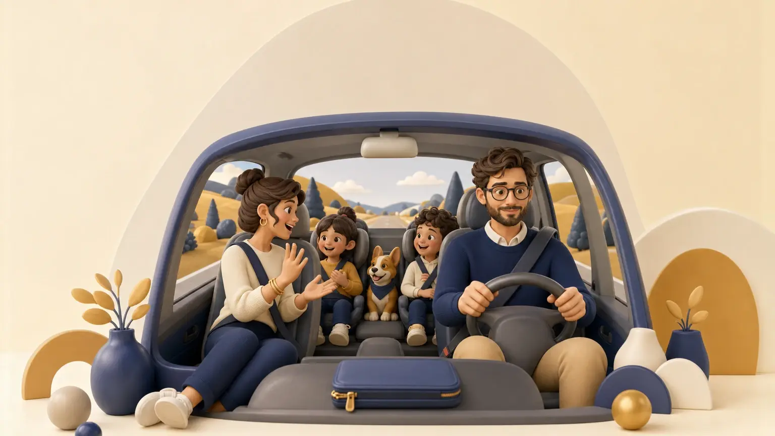 Animer un trajet en voiture avec des jeux de mots